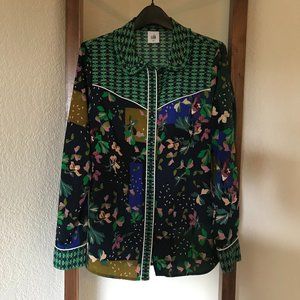 CAbi long sleeve button up blouse, XS